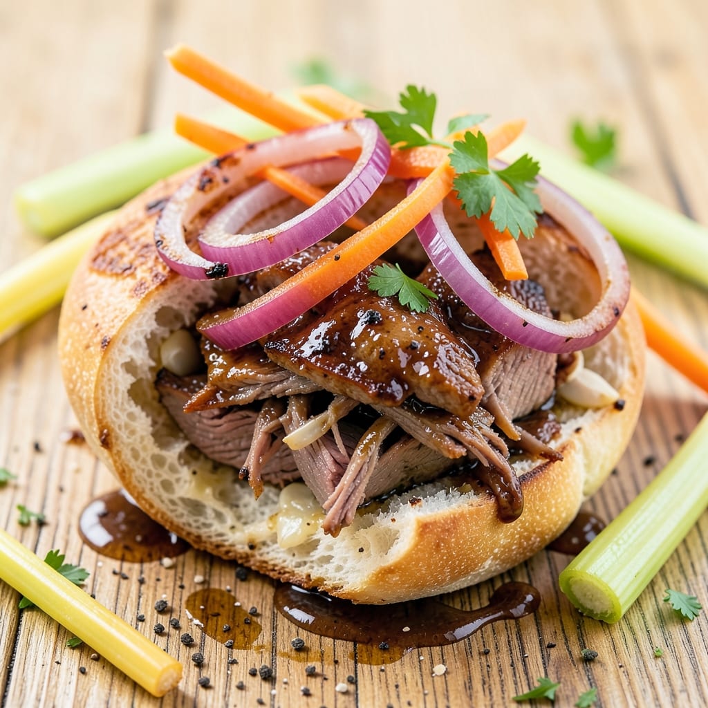 Beef Bagel Soup Recipe: Savory Onion-Topped Comfort in One Pot