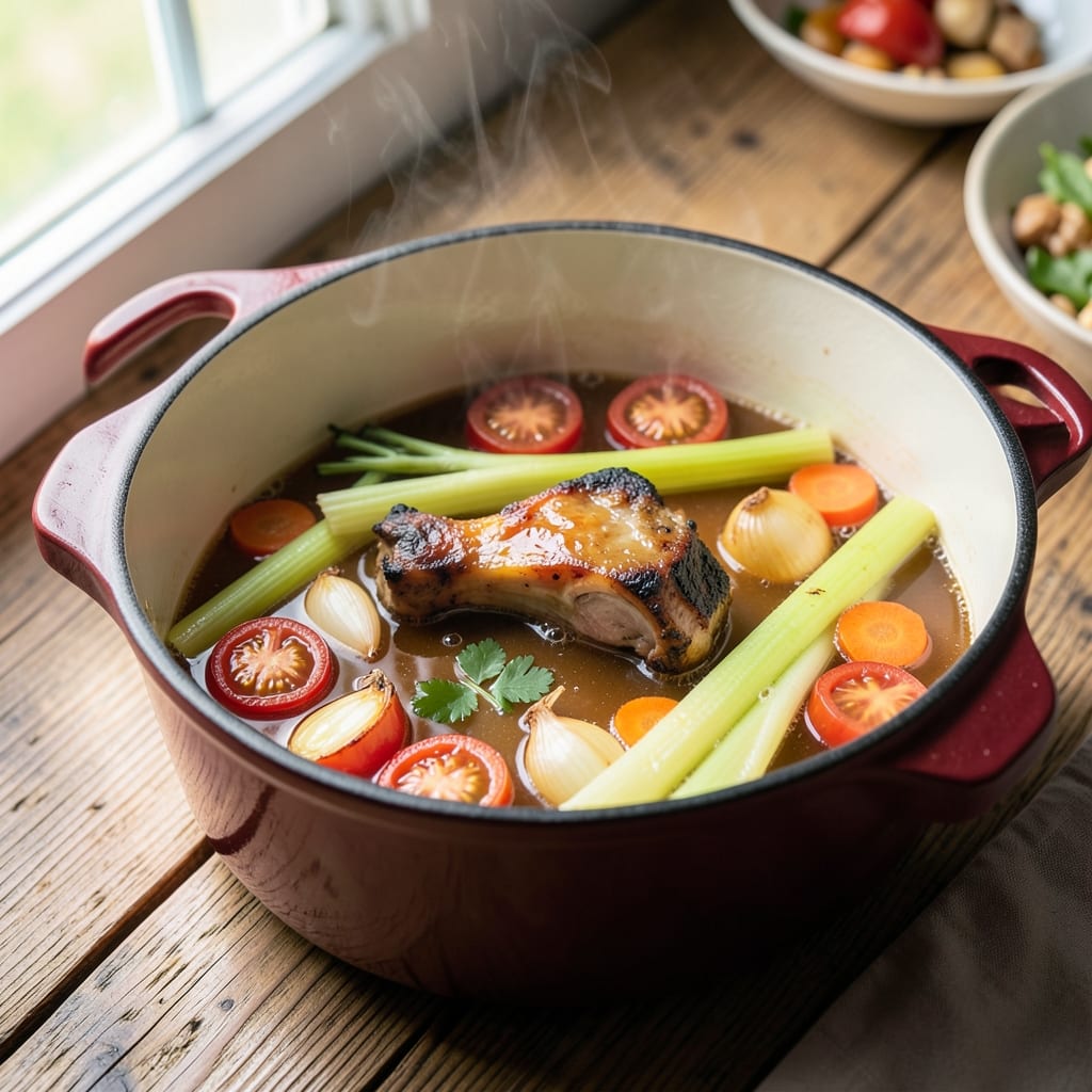 Basic Beef Stock Recipe: Umami-Rich Foundation in One Pot