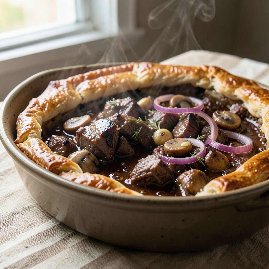 Beef and Ale Pie Recipe Slow Cooker: Flaky Crust Meets Deeply Braised Beef