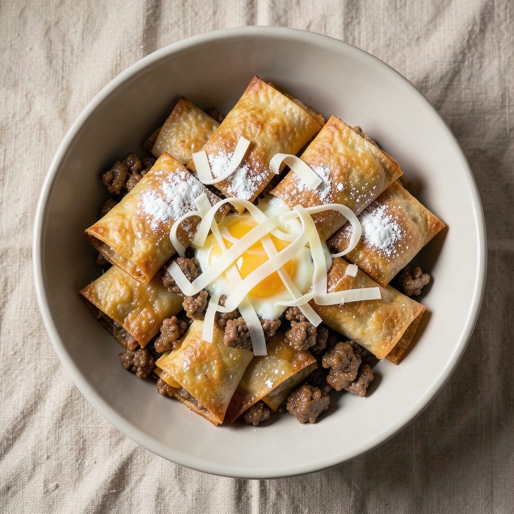 Beef and Cheese Egg Roll Recipe: Crispy Tortilla Wraps With Melty Centers