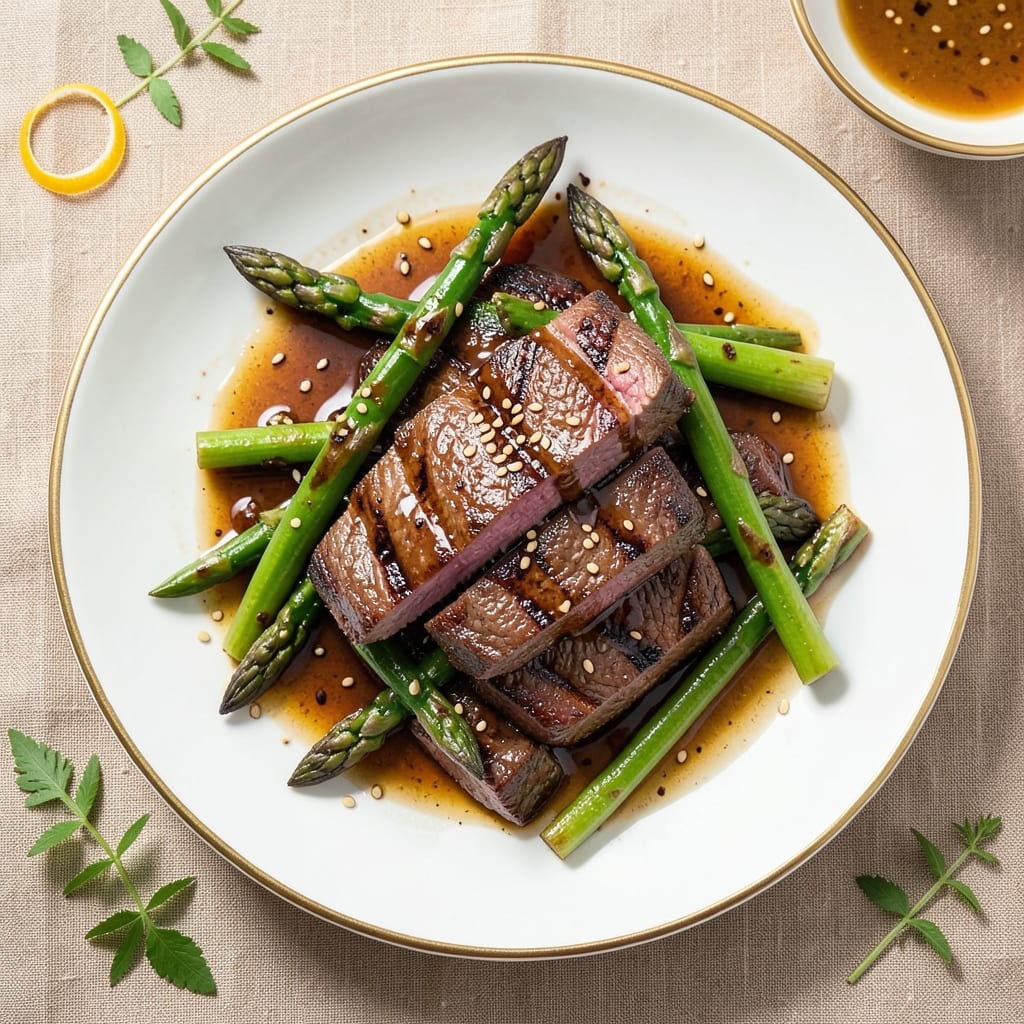 Beef Asparagus Oyster Sauce Recipe: Wok-Hei Crispy Bites with Silky Greens