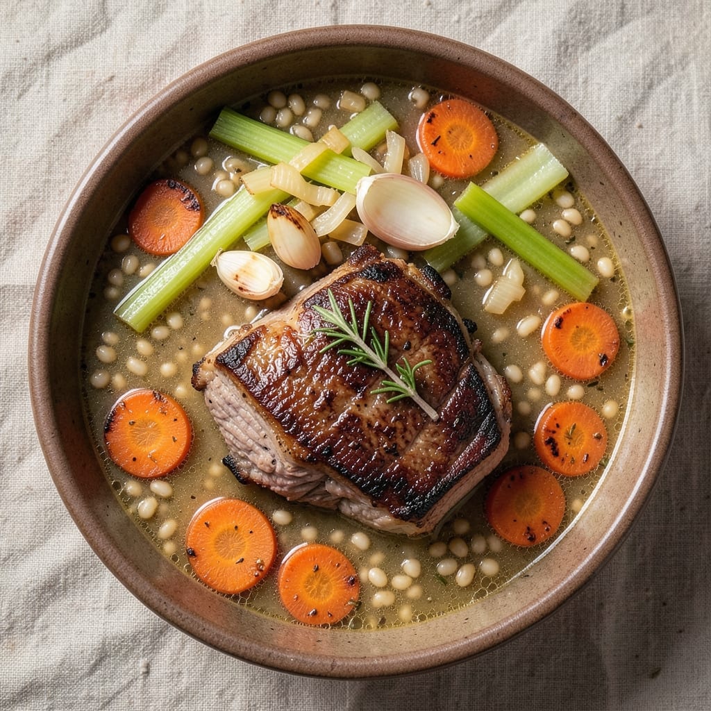 Beef Barley Soup Recipe Ingredients: Hearty Winter Stew With Chewy Grains and Savory Depth
