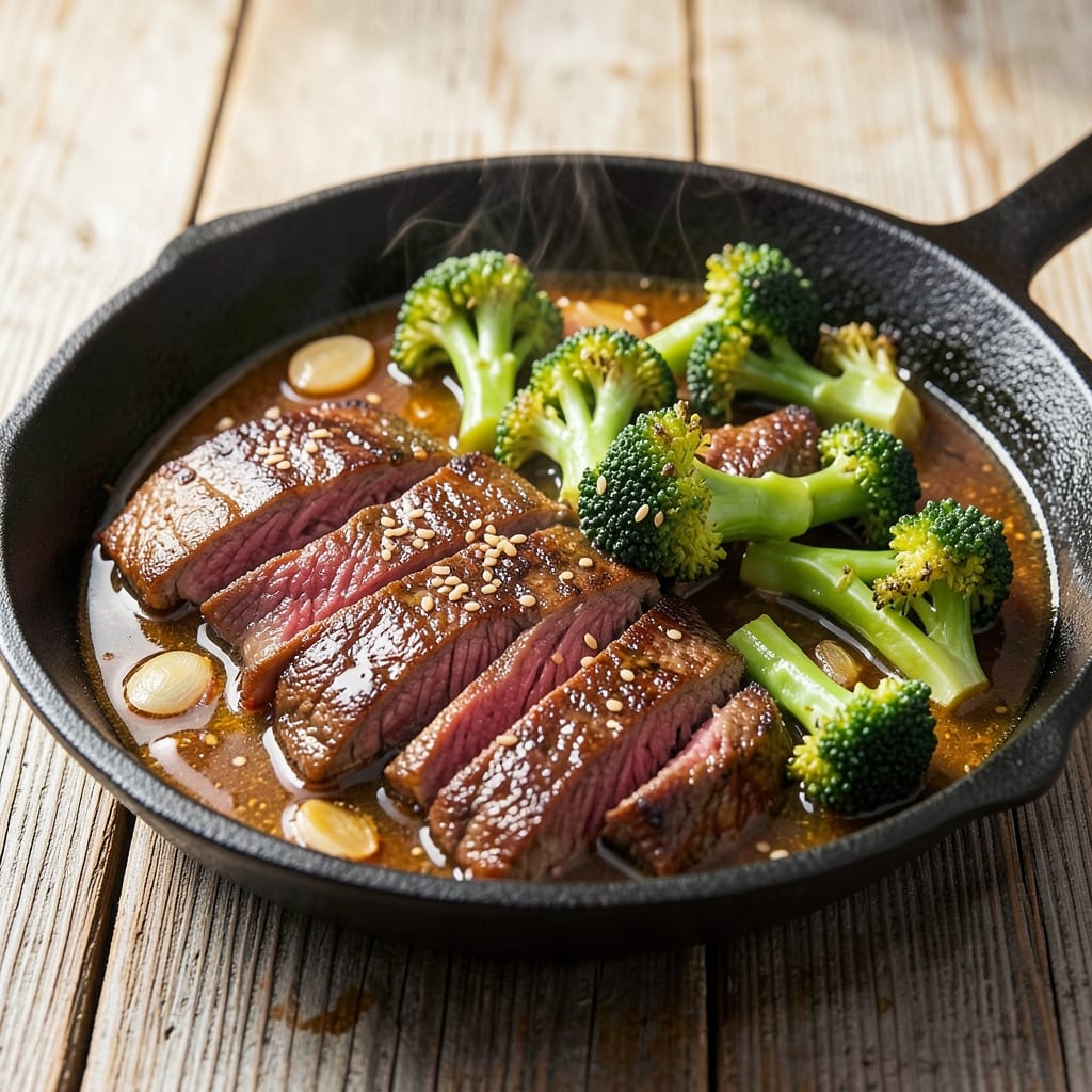 Beef and Broccoli Skillet Recipe: One-Pan Umami Bomb With Caramelized Bites