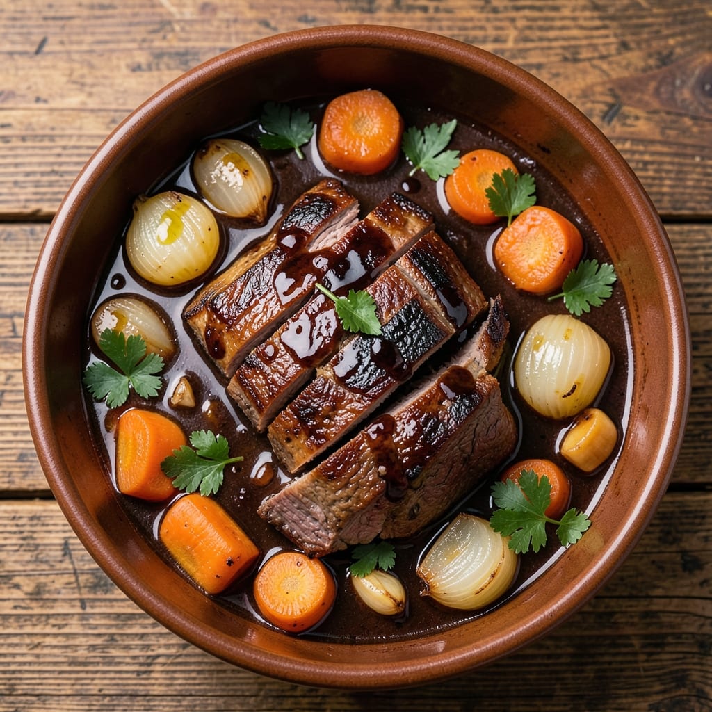 Balsamic Beef Stew Slow Cooker Recipe: Slow-Cooked Richness With Deep Umami Depth