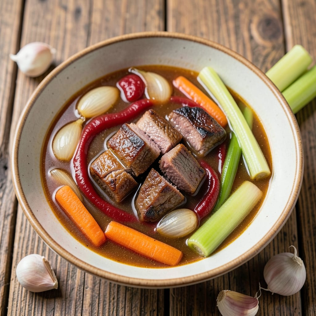 Beef Alphabet Soup Recipe: Homestyle Noodles and Tender Beef Bites