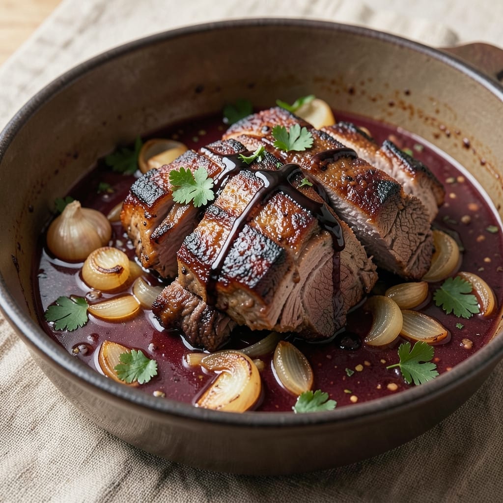 Balsamic Braised Beef Recipe: Deep Wine-Infused Tenderness in One Pot