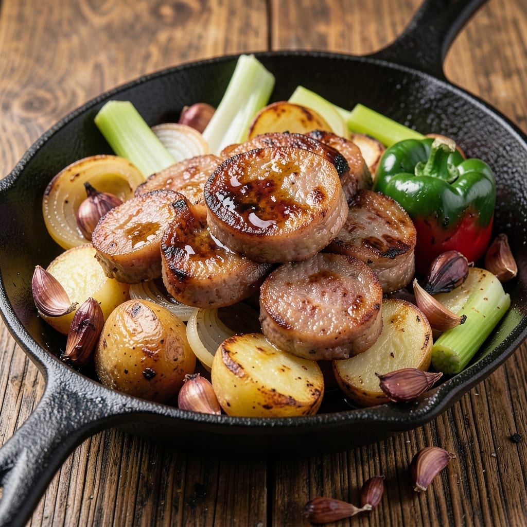 Beef Andouille Sausage Recipe: Smoky Cajun Stew With Melty Potatoes