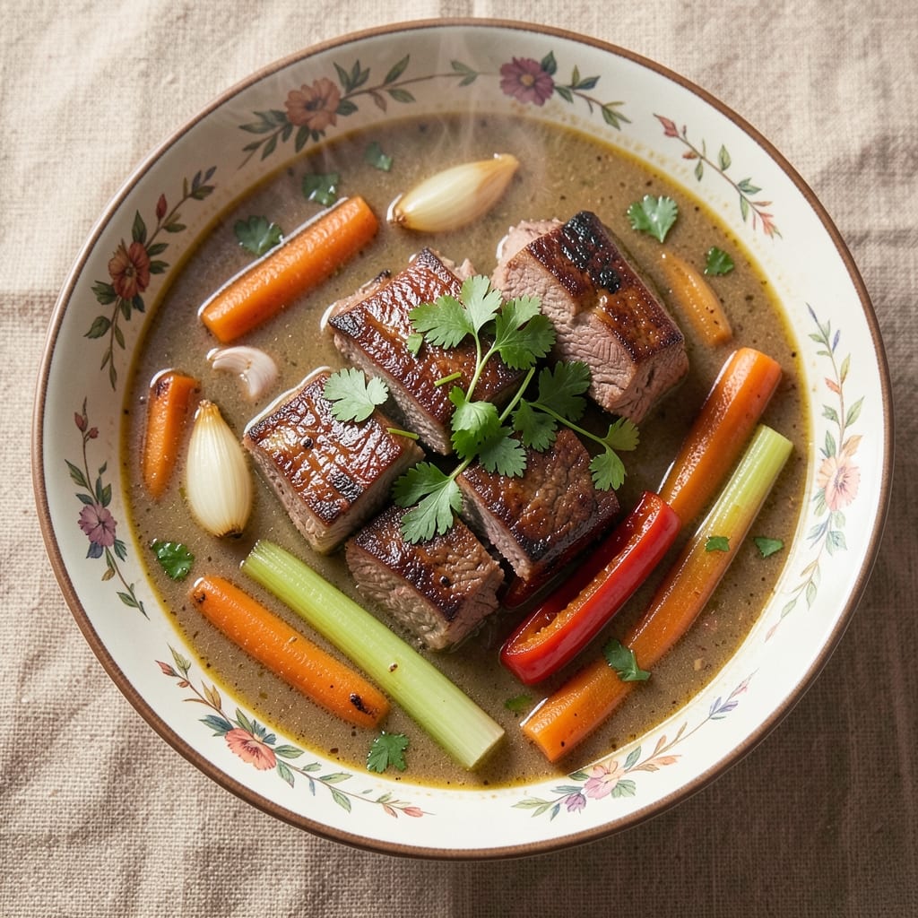 Slow Cooker Award-Winning Vegetable Beef Soup Recipe: Umami Bomb With Zero Effort