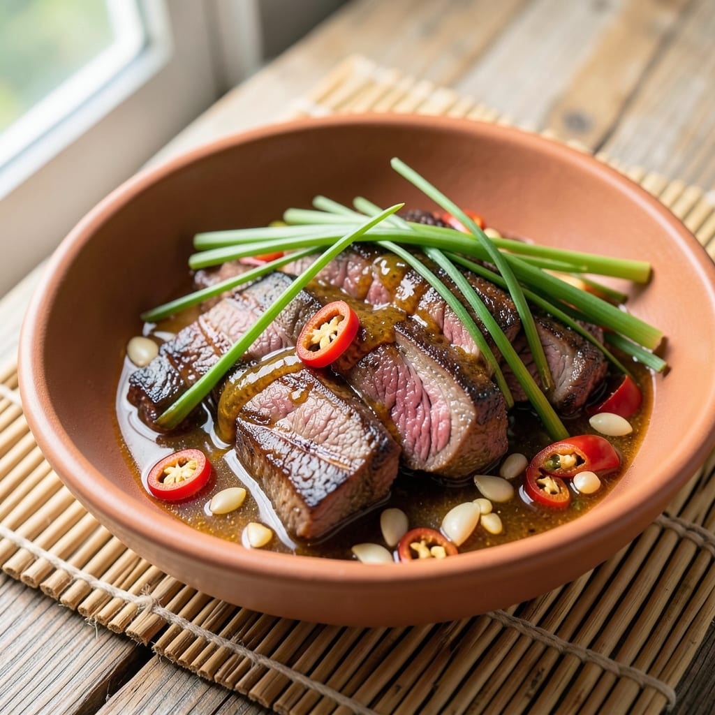Authentic Thai Beef Recipe: Wok-Hei Crispy Bites with Fragrant Lemongrass