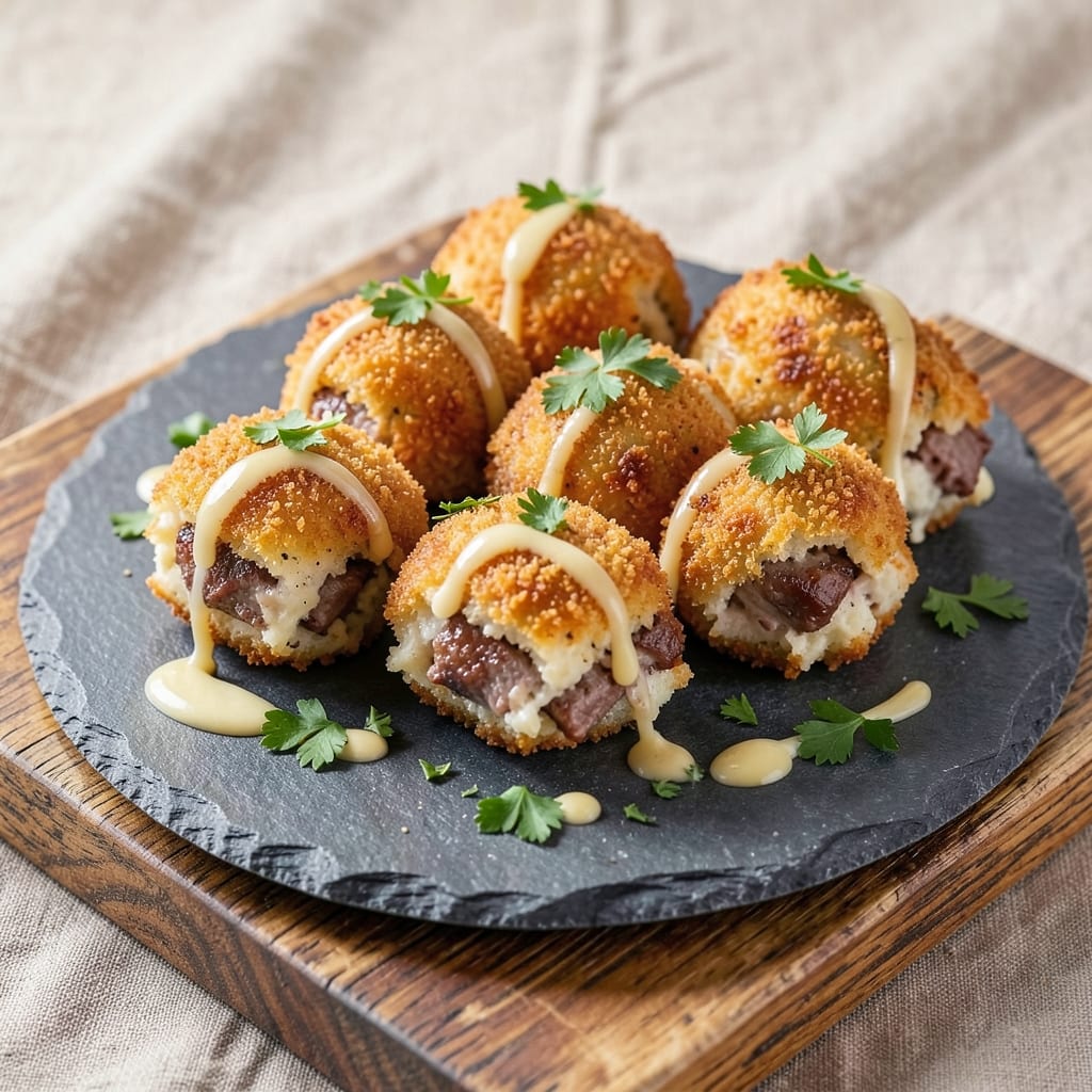 Beef and Potato Croquettes Recipe: Crispy Gold Crusts With Herby Filling