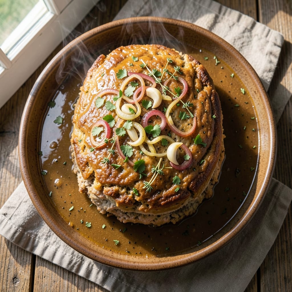 Beef and Veal Meatloaf Recipe: Herb-Infused Crust and Juicy Centers