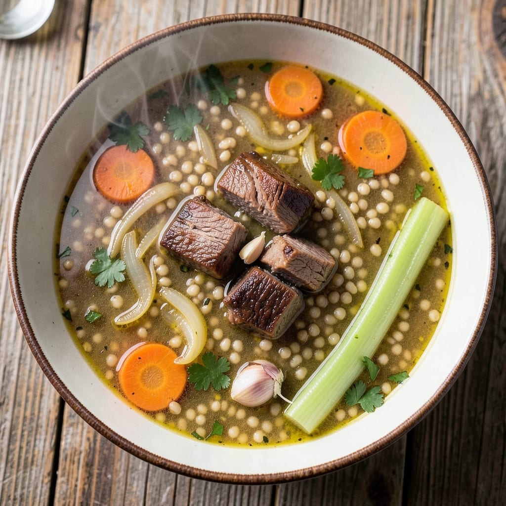 Natasha's Kitchen Beef Barley Soup Recipe: Hearty Winter Stew With Nutty Barley and Deep Umami Broth