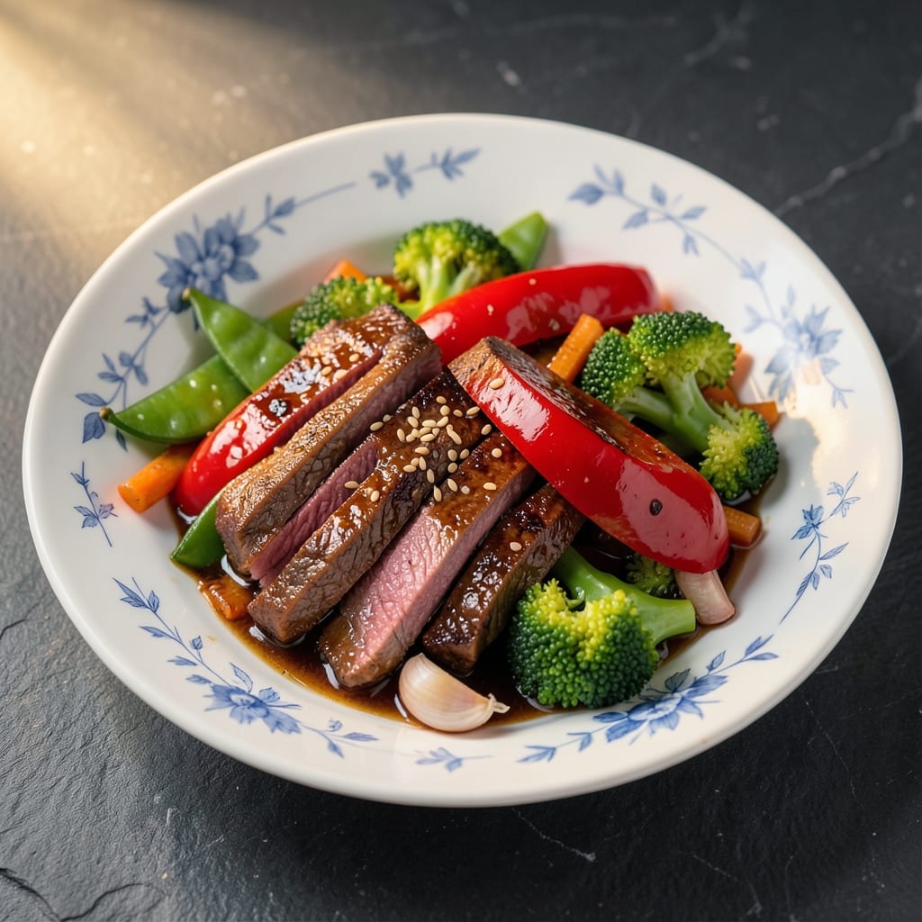 Beef and Vegetable Chinese Recipe: Stir-Fried Umami Bomb with Charred Wok Hei