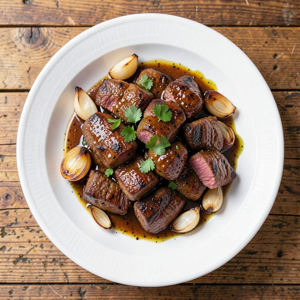 Baked Beef Tips Recipe: Pan-Seared Crust With Juicy Centers