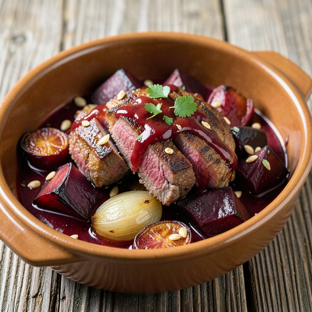 Beef and Beets Recipe: Earthy Sweetness and Rich Umami Depth