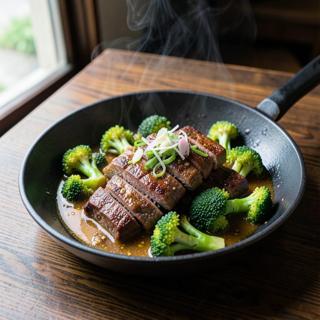 Beef and Broccoli in Garlic Sauce Recipe: Wok-Hei Crispy Beef and Fragrant Broccoli