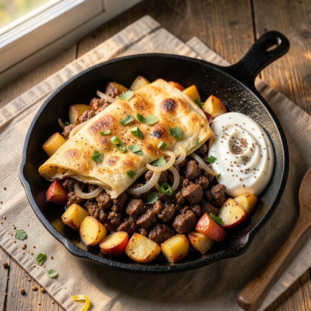 Beef and Potato Roti Recipe: Spiced Flatbread Wraps With Hearty Fillings