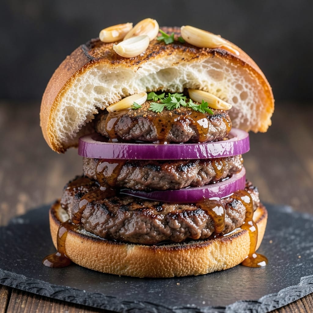 BBQ Beef Burgers Recipe: Smoky Charred Crust With Juicy Centers