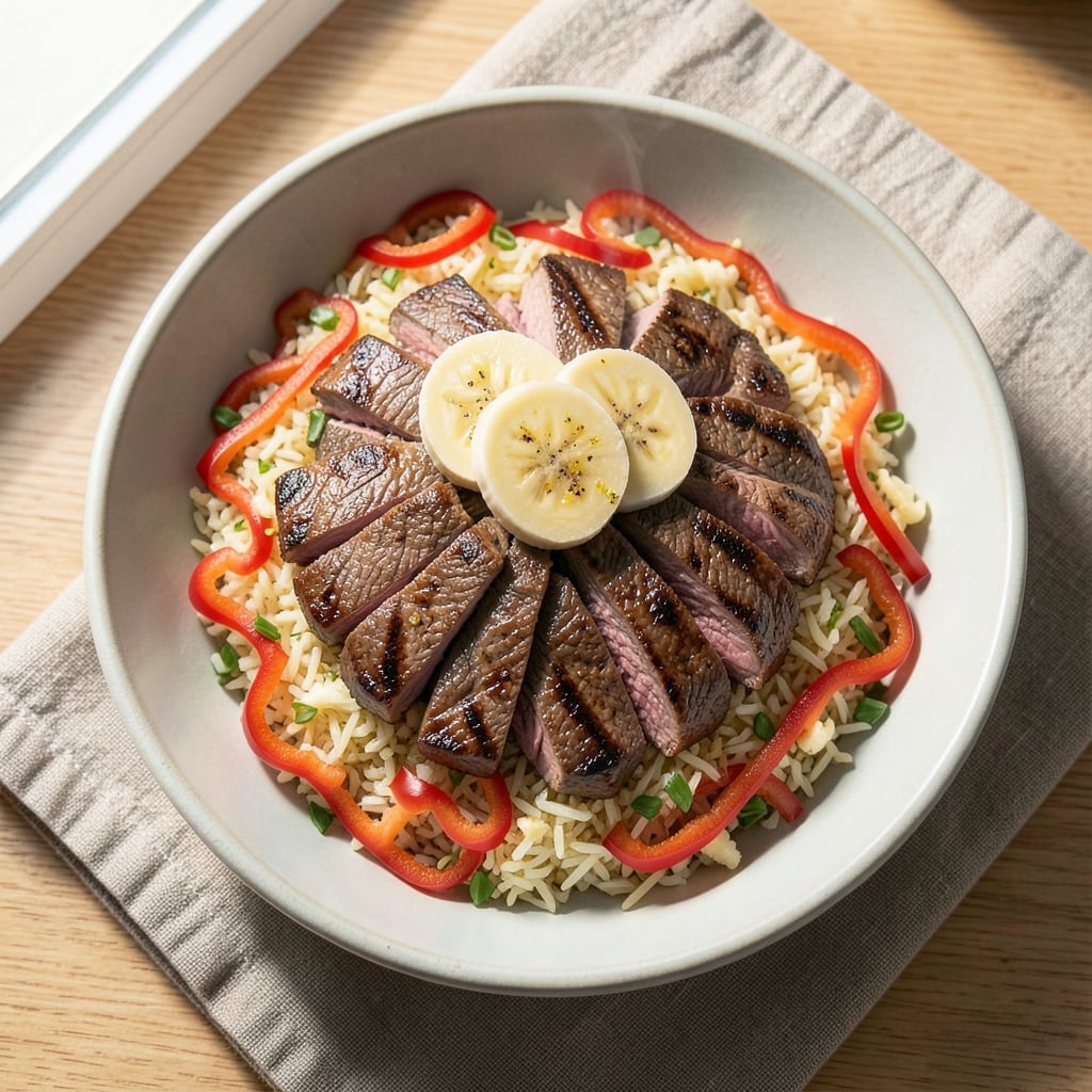 Beef and Banana Bowl Recipe: Sweet-Savory Fusion in One Pan