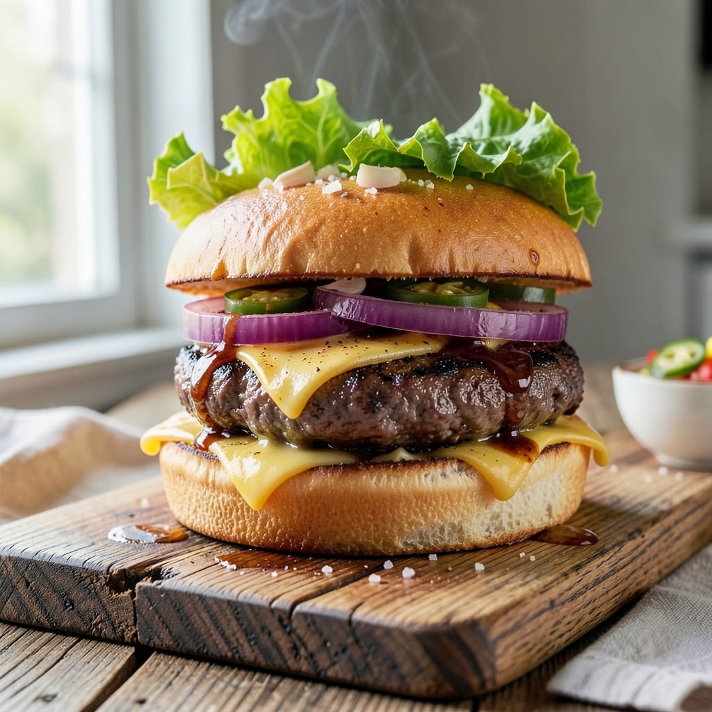 Barbecue Beef Burgers Recipe: Smoky Char and Juicy Centers Every Bite