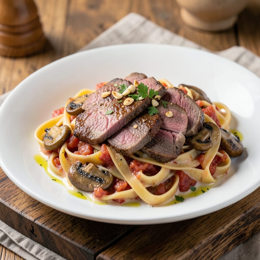 Beef and Mushroom Pasta Recipe: Umami-Rich Sauce with Perfect Al Dente Noodles
