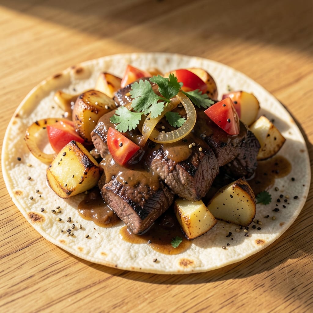 Beef And Potato Tacos Recipe: Crispy Tortillas Loaded With Smoky Beef