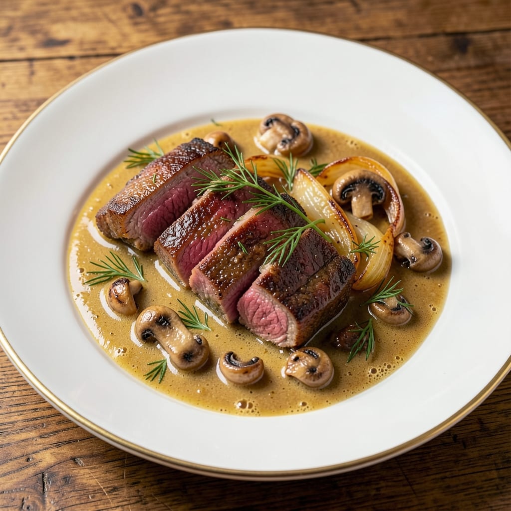 Beat Bobby Flay's Beef Stroganoff Recipe: Crispy Onions and Sour Cream Velvety Magic