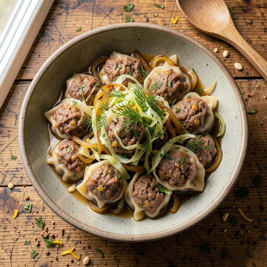 Beef and Cabbage Dumplings Recipe: Steamed Bites With Hearty Filling