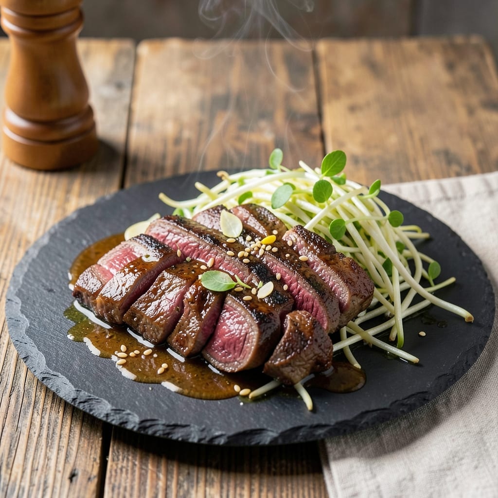 Beef and Bean Sprouts Recipe: Wok-Heated Crispy Beef with Bright, Crunchy Freshness