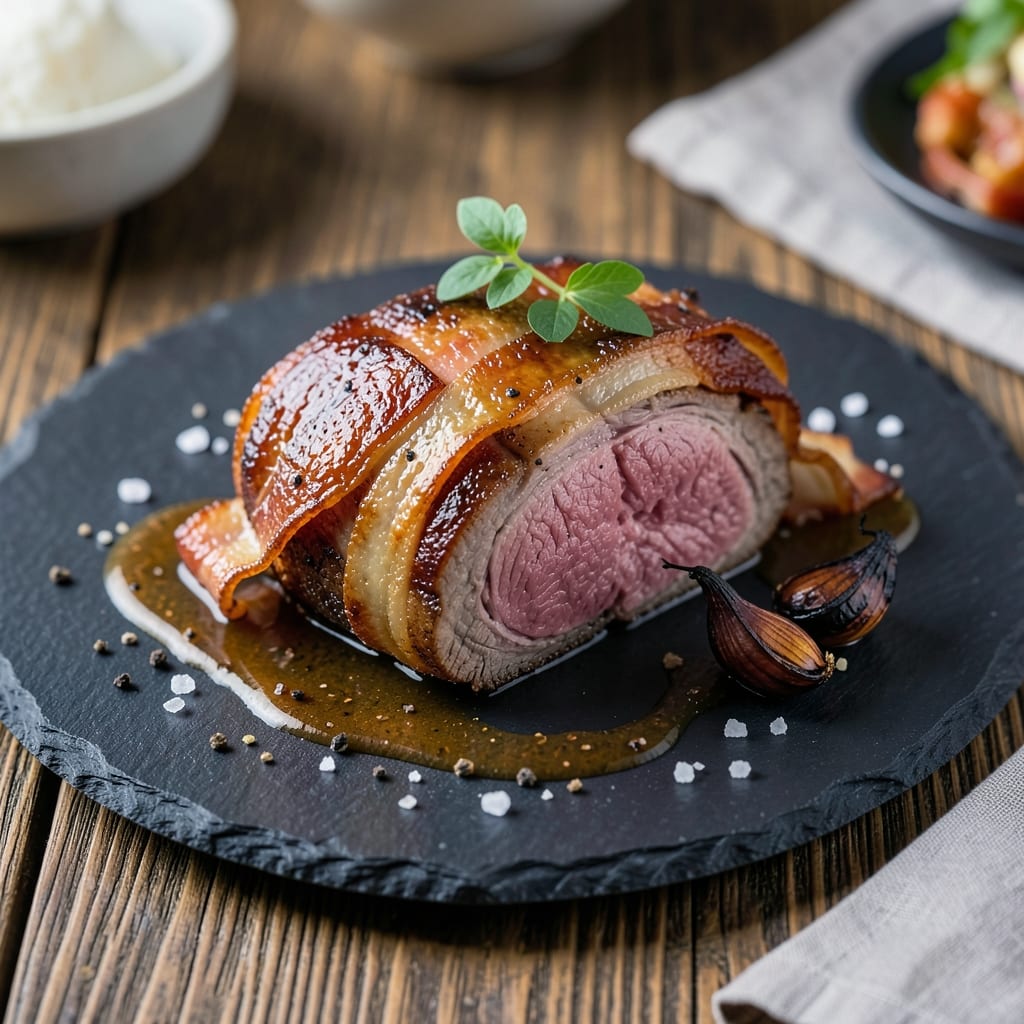 Bacon-Wrapped Beef Sirloin Filet Recipe: Smoky Crispy Edges and Juicy Centers