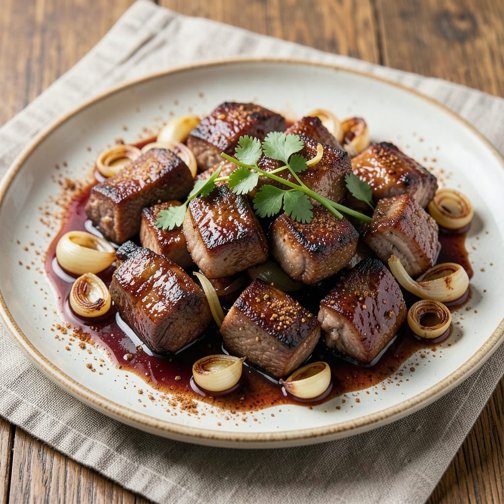 Beef and Pork Recipe: Smoky-Spiced One-Pan Stew with Caramelized Onions
