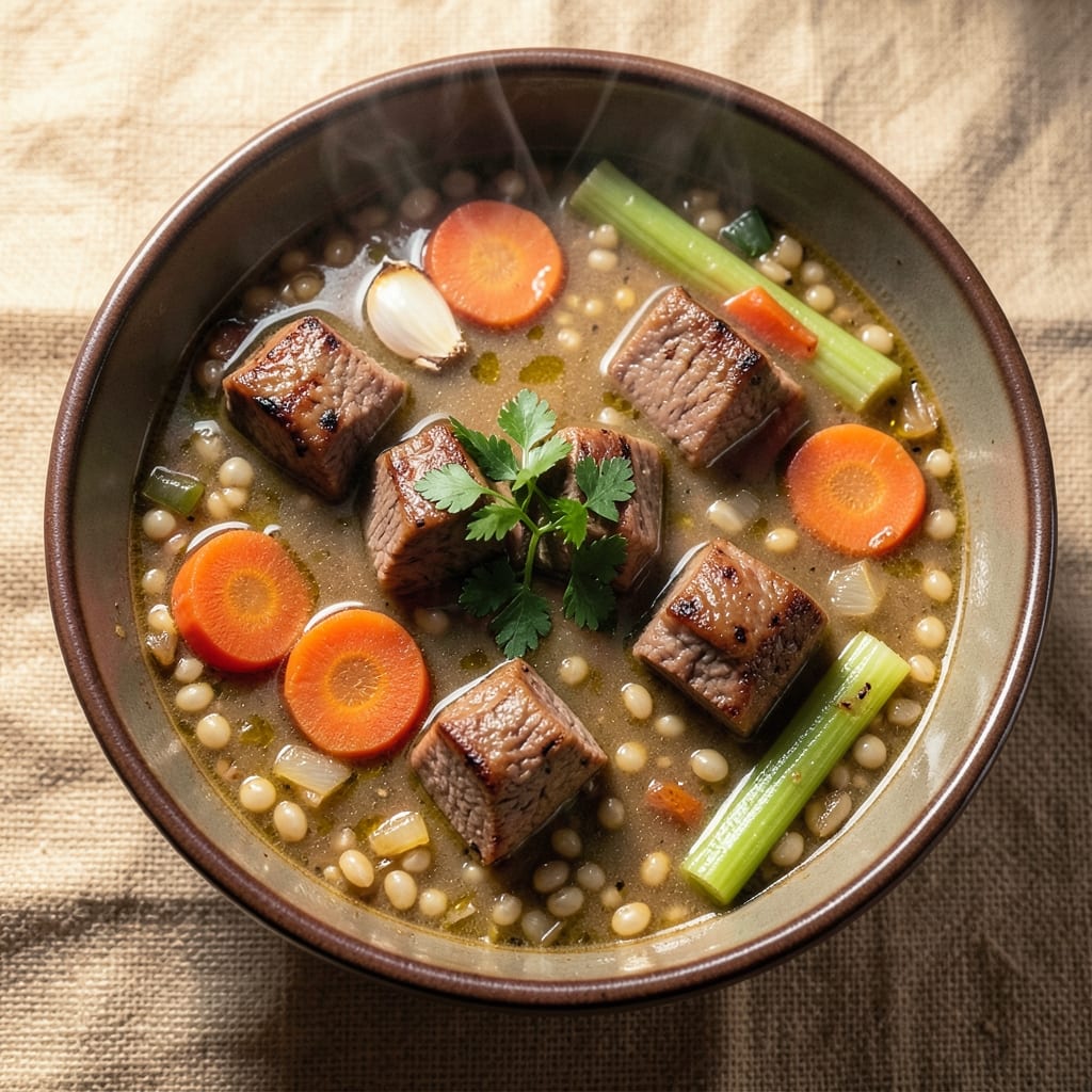 Beef Barley Soup Recipe With Leftover Prime Rib: Rich Umami Depth From Prime Rib Bites