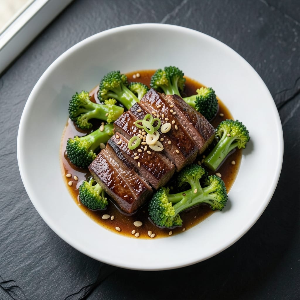 Beef and Broccoli Recipe with Sirloin Steak: Wok-Heated Crispy Bites and Silky Florets