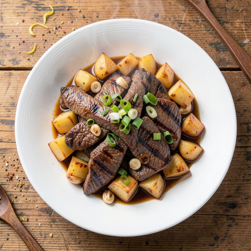 Beef and Potato Stir Fry Recipe: Wok-Heated Crispy Edges and Caramelized Potatoes
