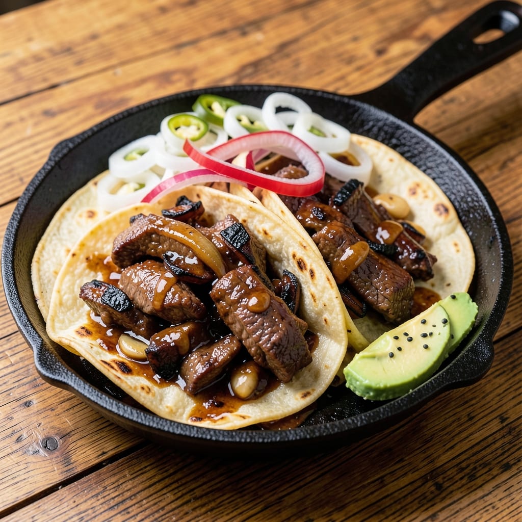 BBQ Beef Tacos Recipe: Smoky-Spiced Crust and Juicy Cuts