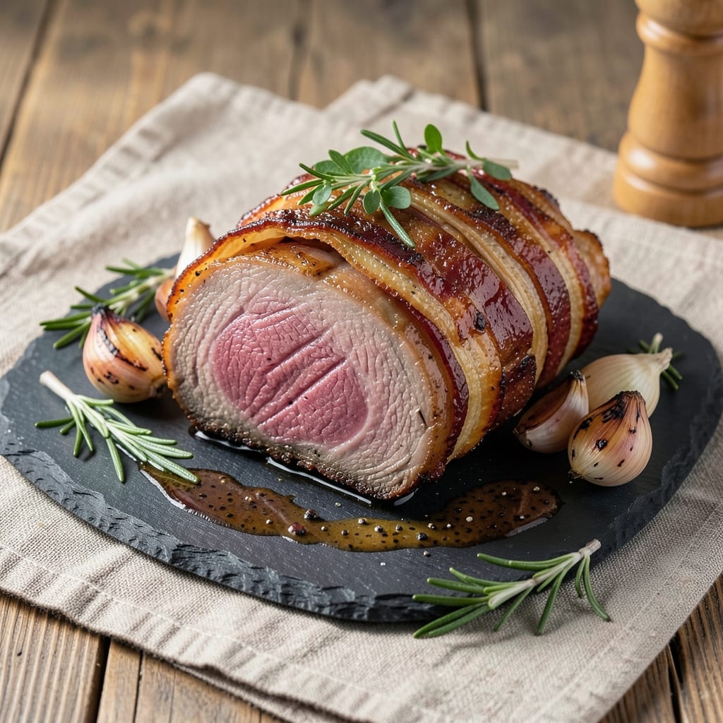 Bacon-Wrapped Beef Tenderloin Roast Recipe: Smoky, Crispy Edges Lock in Juicy Centers