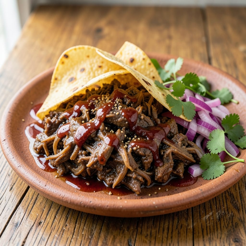 Beef Barbacoa Enchiladas Recipe: Smoky Spiced Meat in Crispy Tortilla Hugs