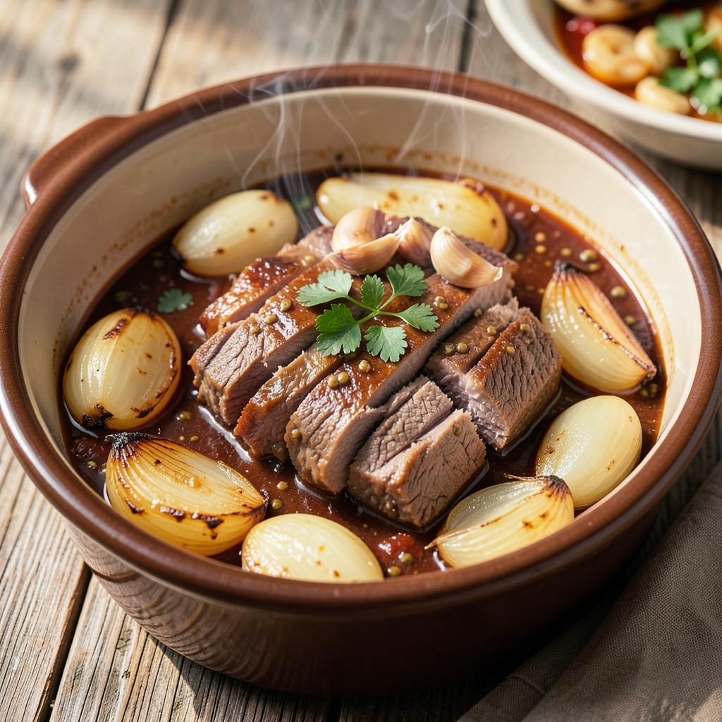 Beef and Onion Slow Cooker Recipe: Deep-Savory Braise With Minimal Hands-On Time