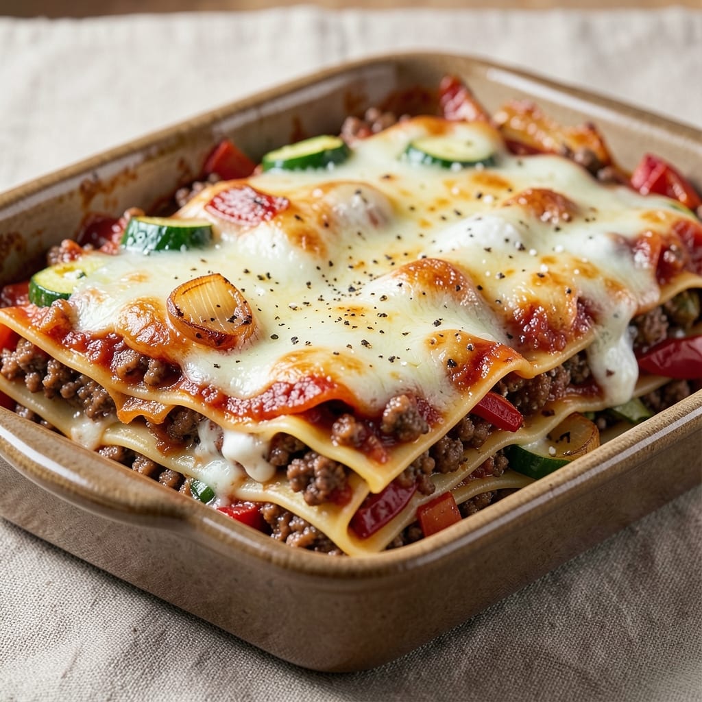 Beef and Veg Lasagna Recipe: Layered Richness With Crispy Top Every Time