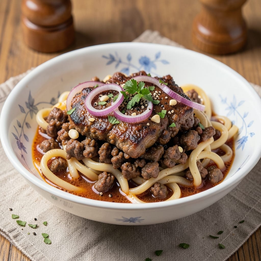 Beef And Noodles Recipe With Ground Beef: Savory Beefy Broth That Coats Every Noodle