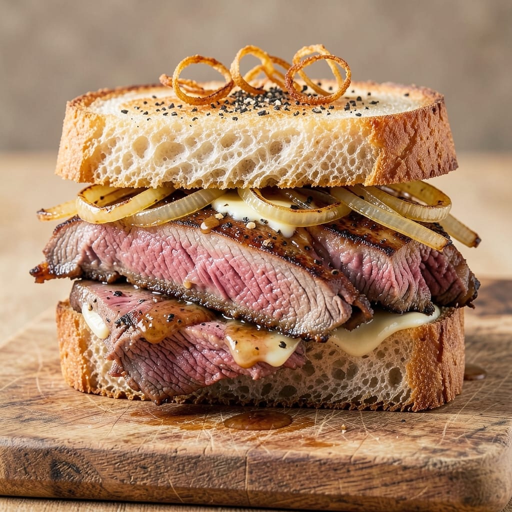 Baked Roast Beef Sandwich Recipe: Slow-Cooked Au Jus Soaked Bread